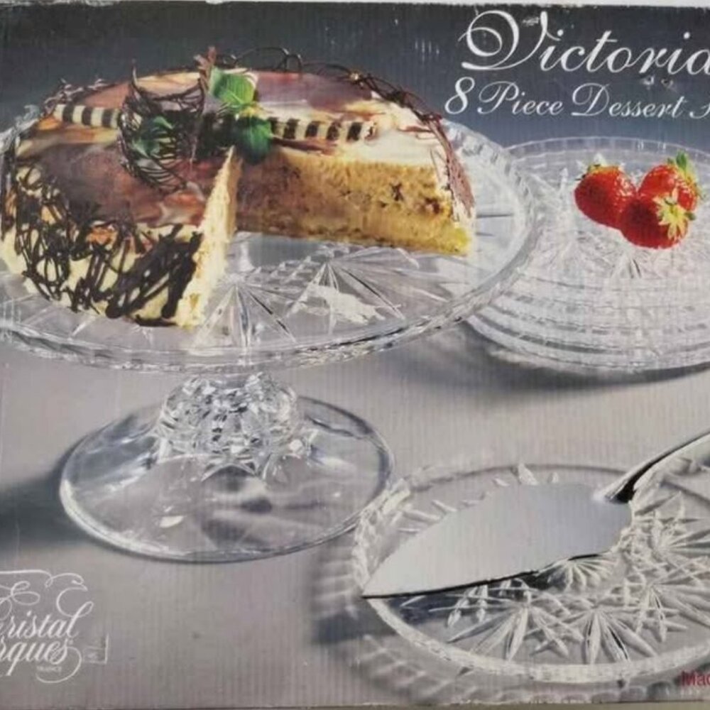 Vintage Victoria 8-Piece Dessert Set